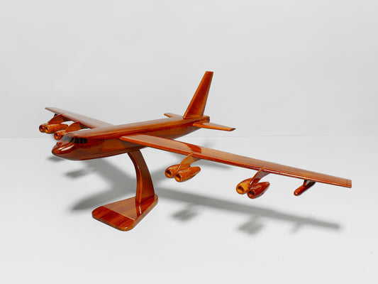 Handcrafted B-52 Stratofortress wooden model airplane