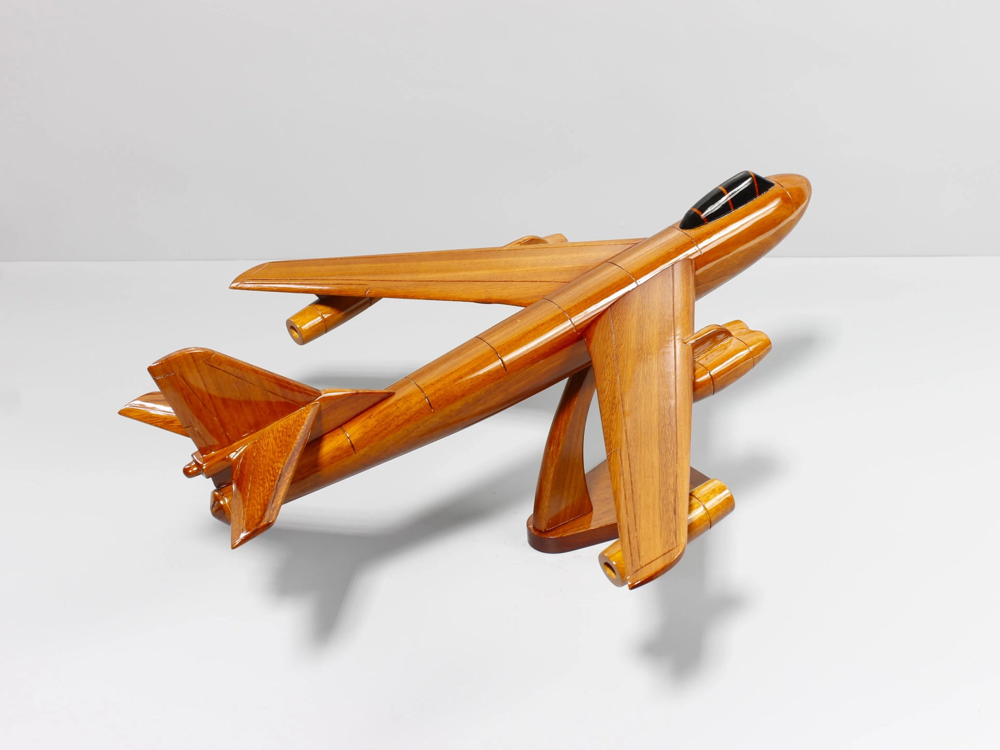 B-47 Stratojet mahogany scale model – rear left display