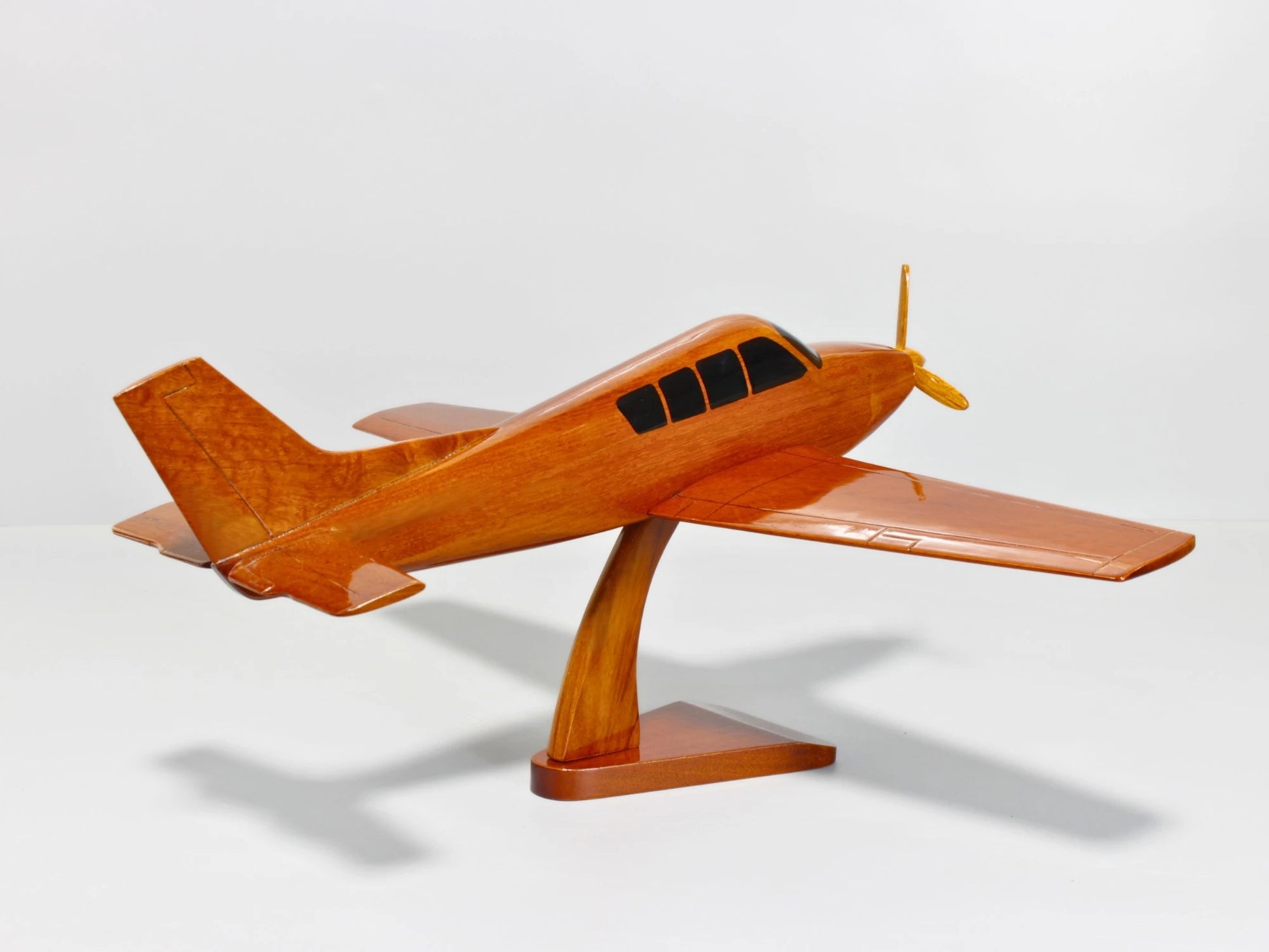 Wooden Beechcraft Bonanza Straight Tail aviation collectible for pilots – Premiumwoodart