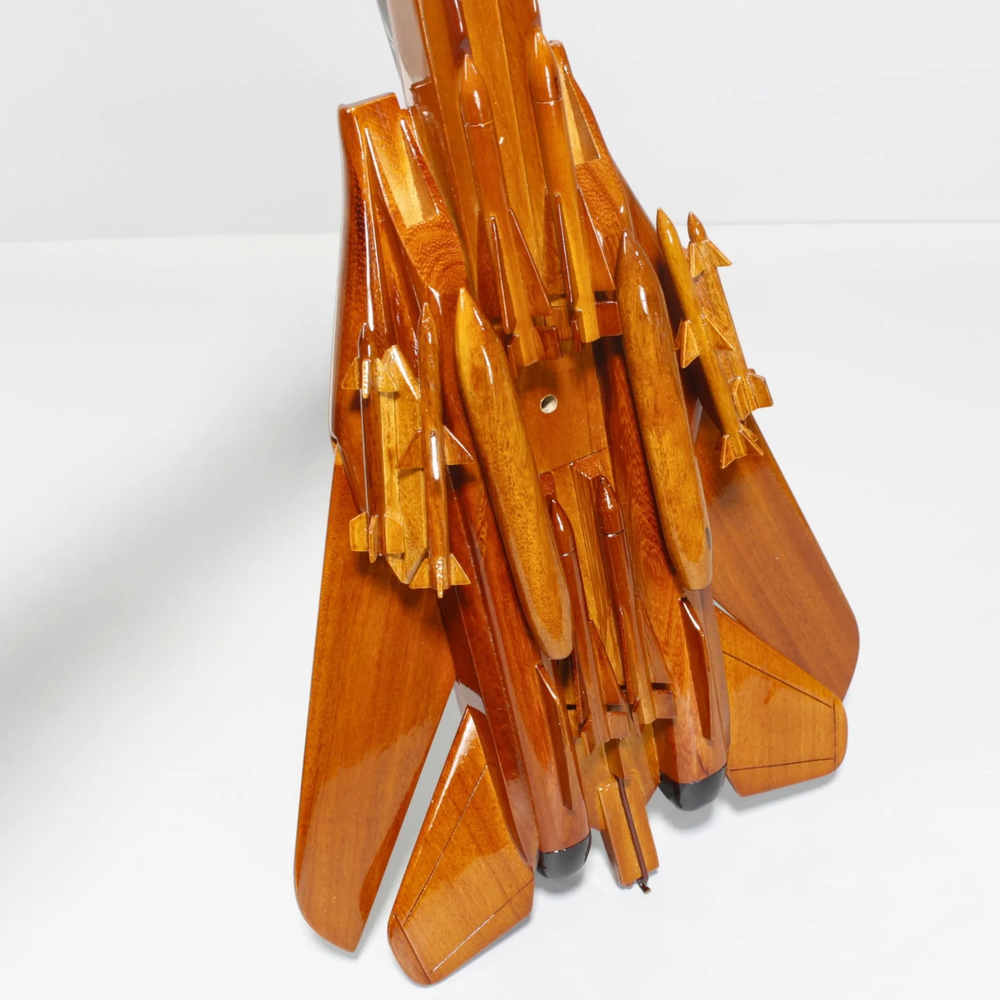 Bottom view of F-14 Tomcat wood models – Premiumwoodart