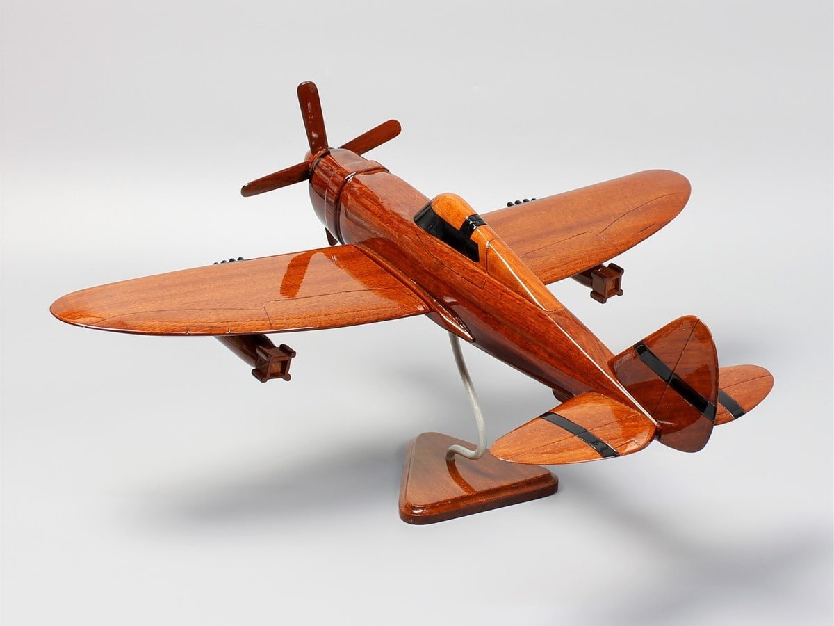 Handcrafted P - 47 Thunderbolt wood model - Relive Aviation HistoryVietnamwoodmodel