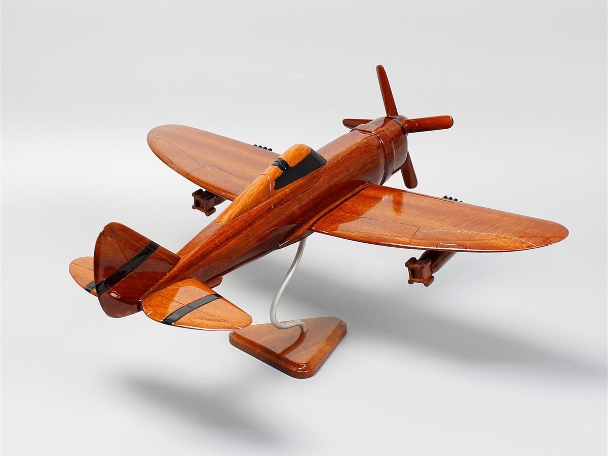 Handcrafted P - 47 Thunderbolt wood model - Relive Aviation HistoryVietnamwoodmodel