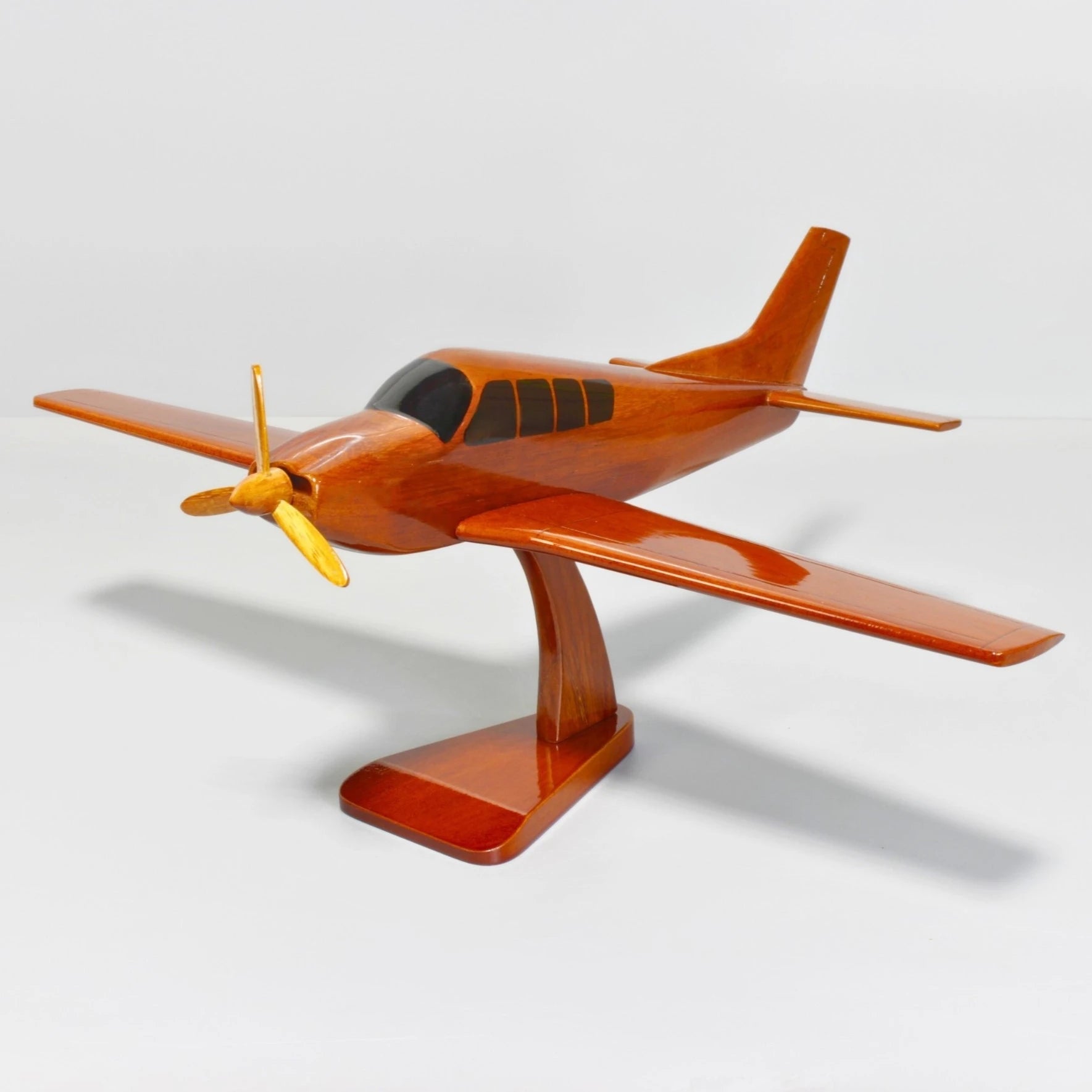 Handmade Beechcraft Bonanza Straight Tail airplane wood model – Premiumwoodart