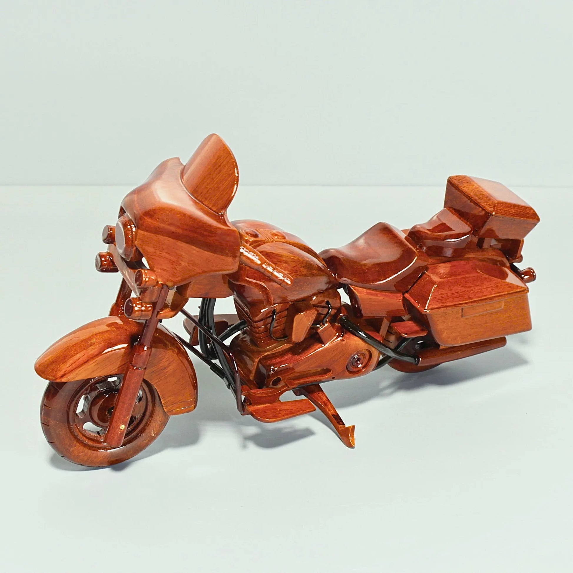 Left profile of Harley Police motorcycle model – vintage police bike tribute