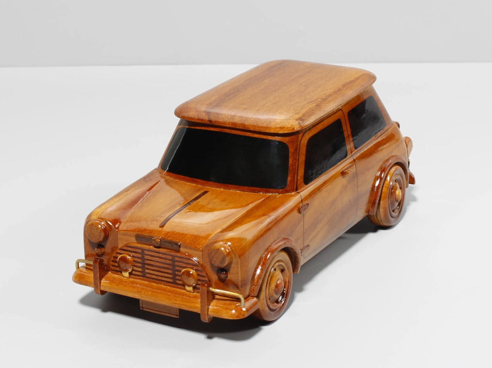 Mini Cooper wood model front view