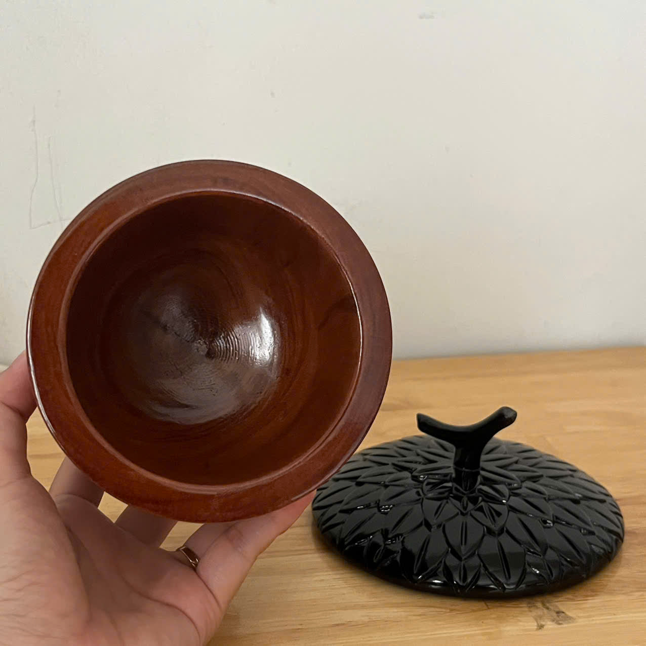 handmade wooden acorn box decorative jar—Premium Wood Art