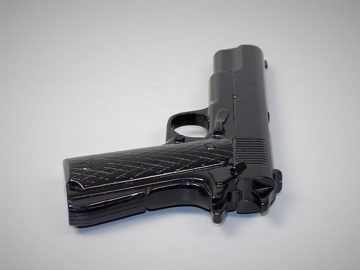 1911 Black Gun - 45 CALIBER BLACK HANDGUN (ALL WOOD)Vietnamwoodmodel