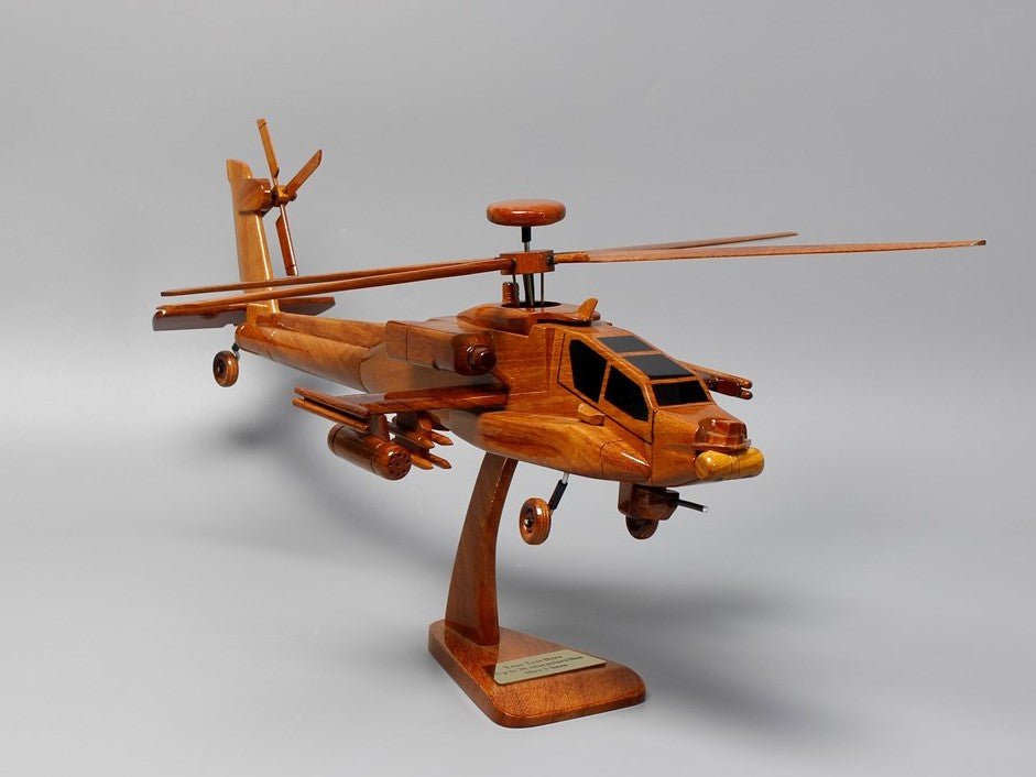 AH-64 Apache Wood modelVietnamwoodmodel