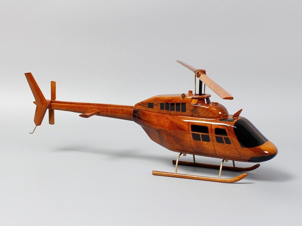 Bell 206 Replica Wood modelVietnamwoodmodel
