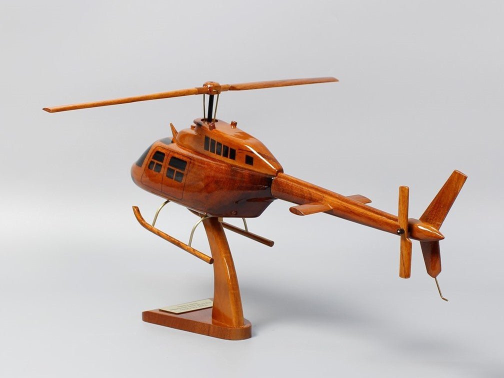 Bell 206 Replica Wood modelVietnamwoodmodel