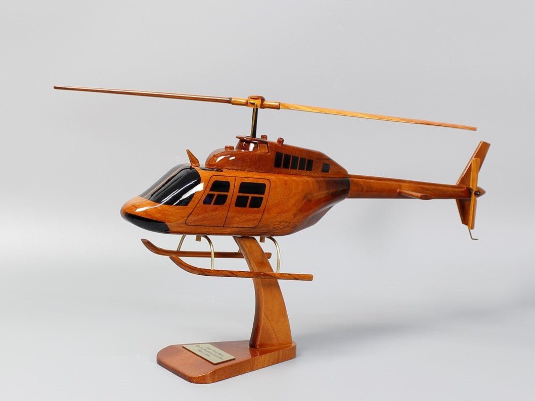 Bell 206 Replica Wood modelVietnamwoodmodel