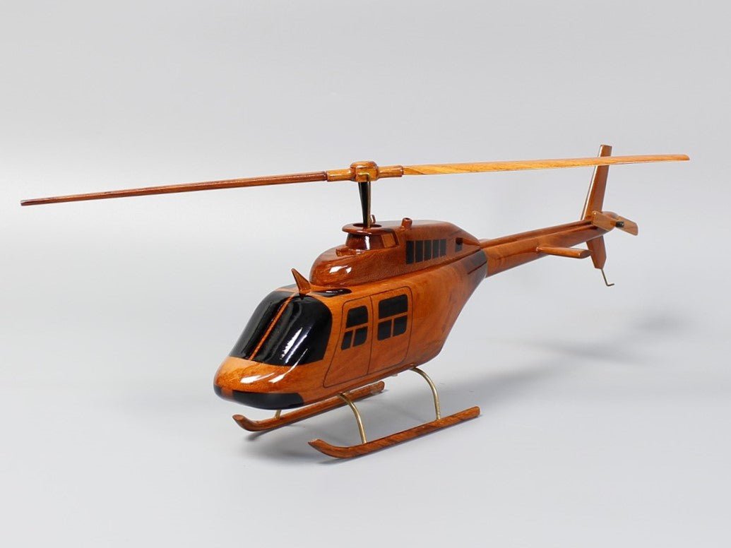 Bell 206 Replica Wood modelVietnamwoodmodel