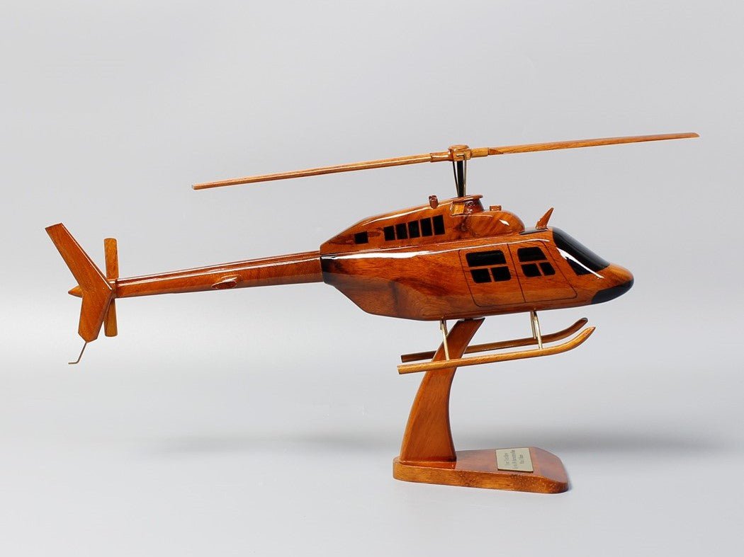 Bell 206 Replica Wood modelVietnamwoodmodel