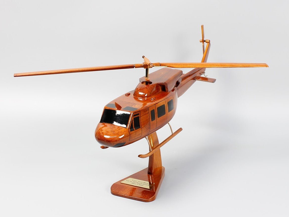 Bell 212 Twin Huey / UH-1N Huey Wood ModelVietnamwoodmodel