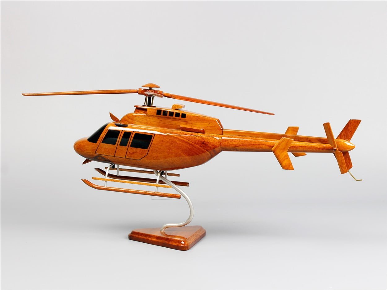 Bell 407 Helicopter Wood ModelVietnamwoodmodel