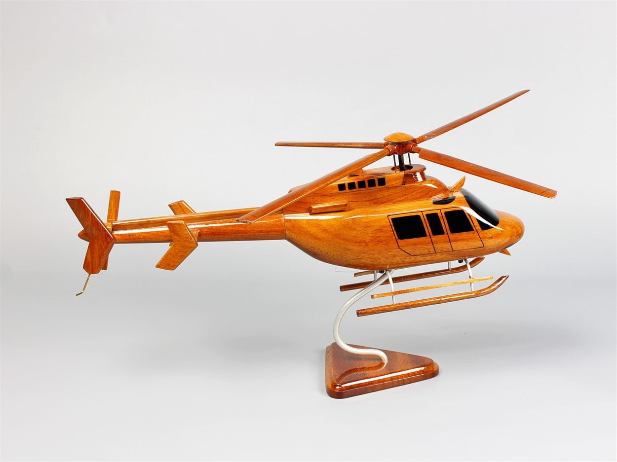 Bell 407 Helicopter Wood ModelVietnamwoodmodel