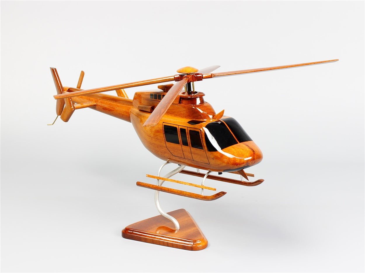 Bell 407 Helicopter Wood ModelVietnamwoodmodel