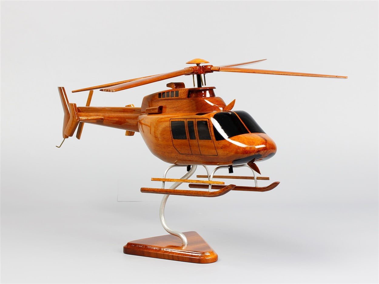 Bell 407 Helicopter Wood ModelVietnamwoodmodel
