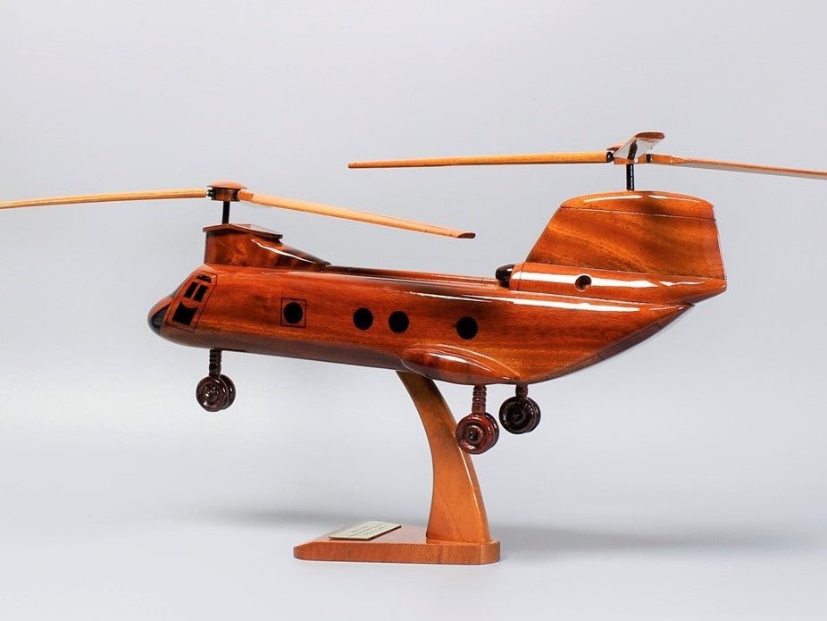 Boeing Vertol CH-46 Sea Knight Wood modelVietnamwoodmodel