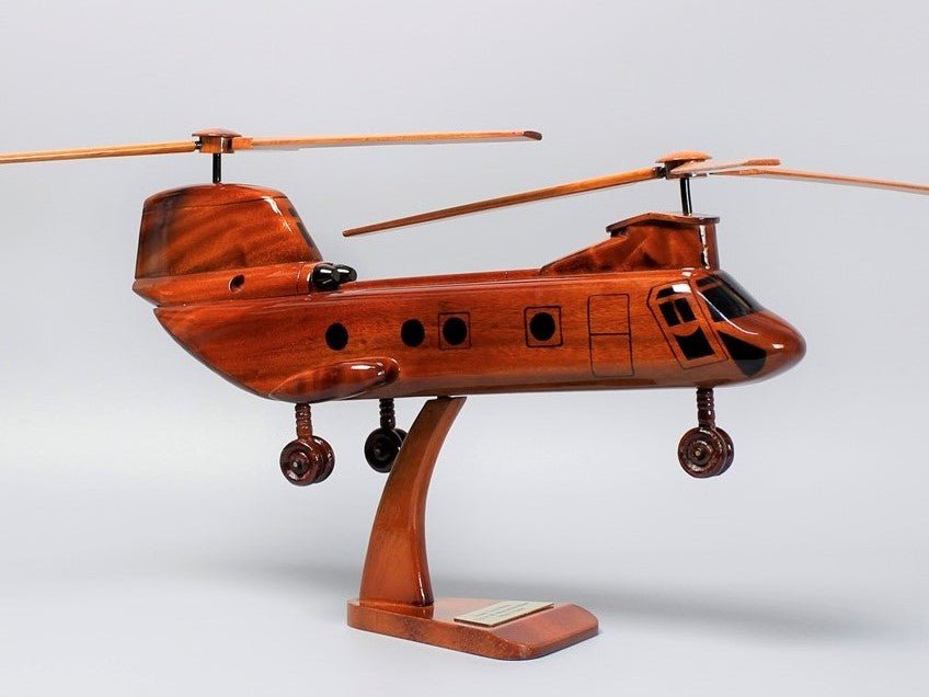 Boeing Vertol CH-46 Sea Knight Wood modelVietnamwoodmodel