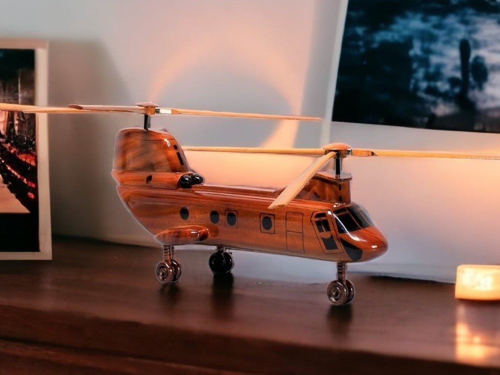 Boeing Vertol CH-46 Sea Knight Wood modelVietnamwoodmodel