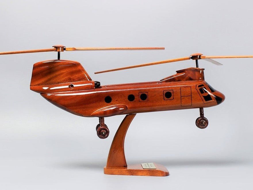 Boeing Vertol CH-46 Sea Knight Wood modelVietnamwoodmodel