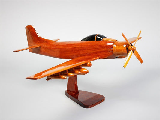 Douglas A-1 Skyraider handcrafted wood modelVietnamwoodmodel