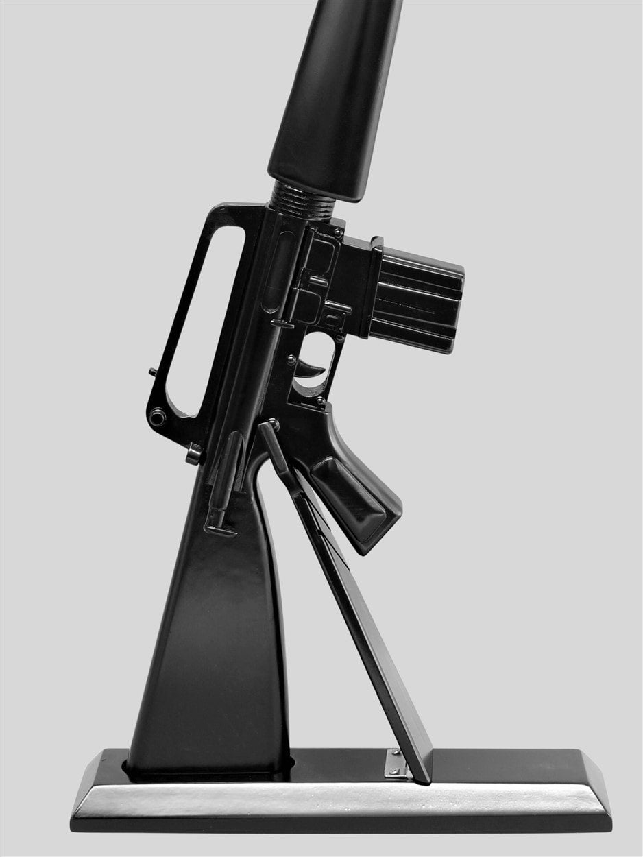 M-16 BLACK GUN (FULL SCALE)Vietnamwoodmodel