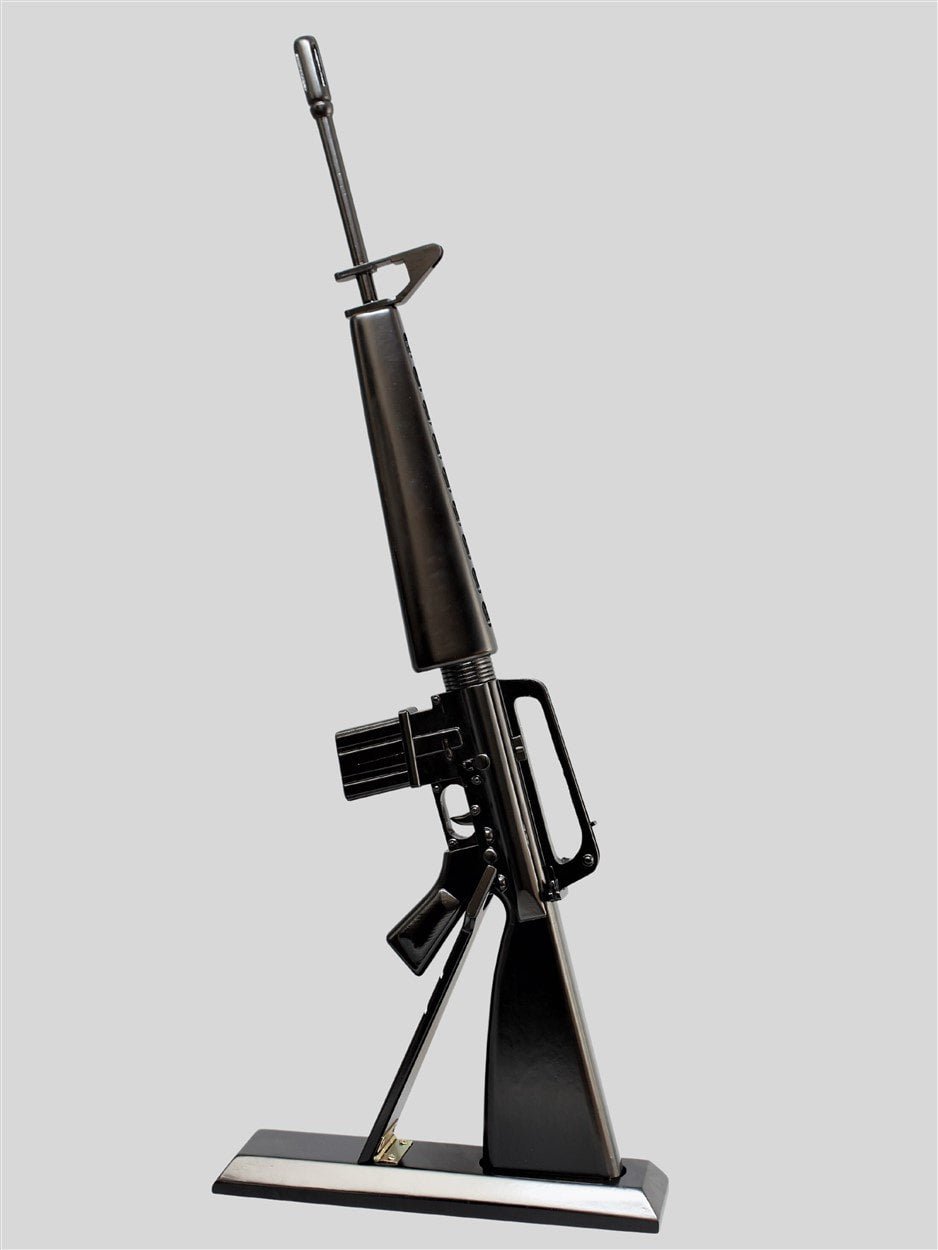 M-16 BLACK GUN (FULL SCALE)Vietnamwoodmodel