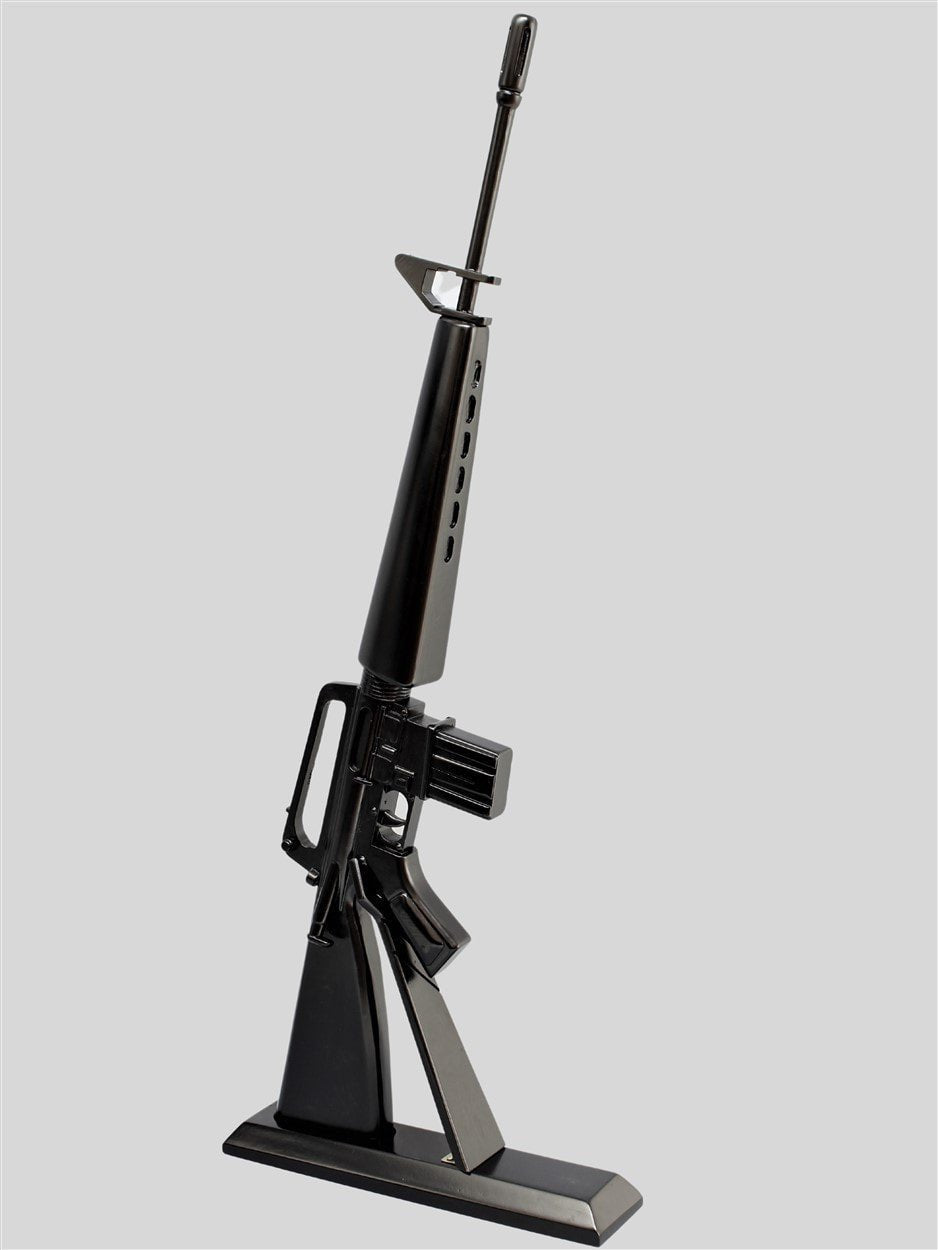 M-16 BLACK GUN (FULL SCALE)Vietnamwoodmodel
