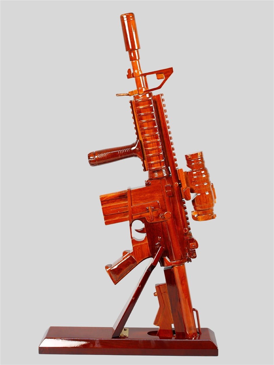 M-4 CARBINE GUN (FULL SCALE)Vietnamwoodmodel