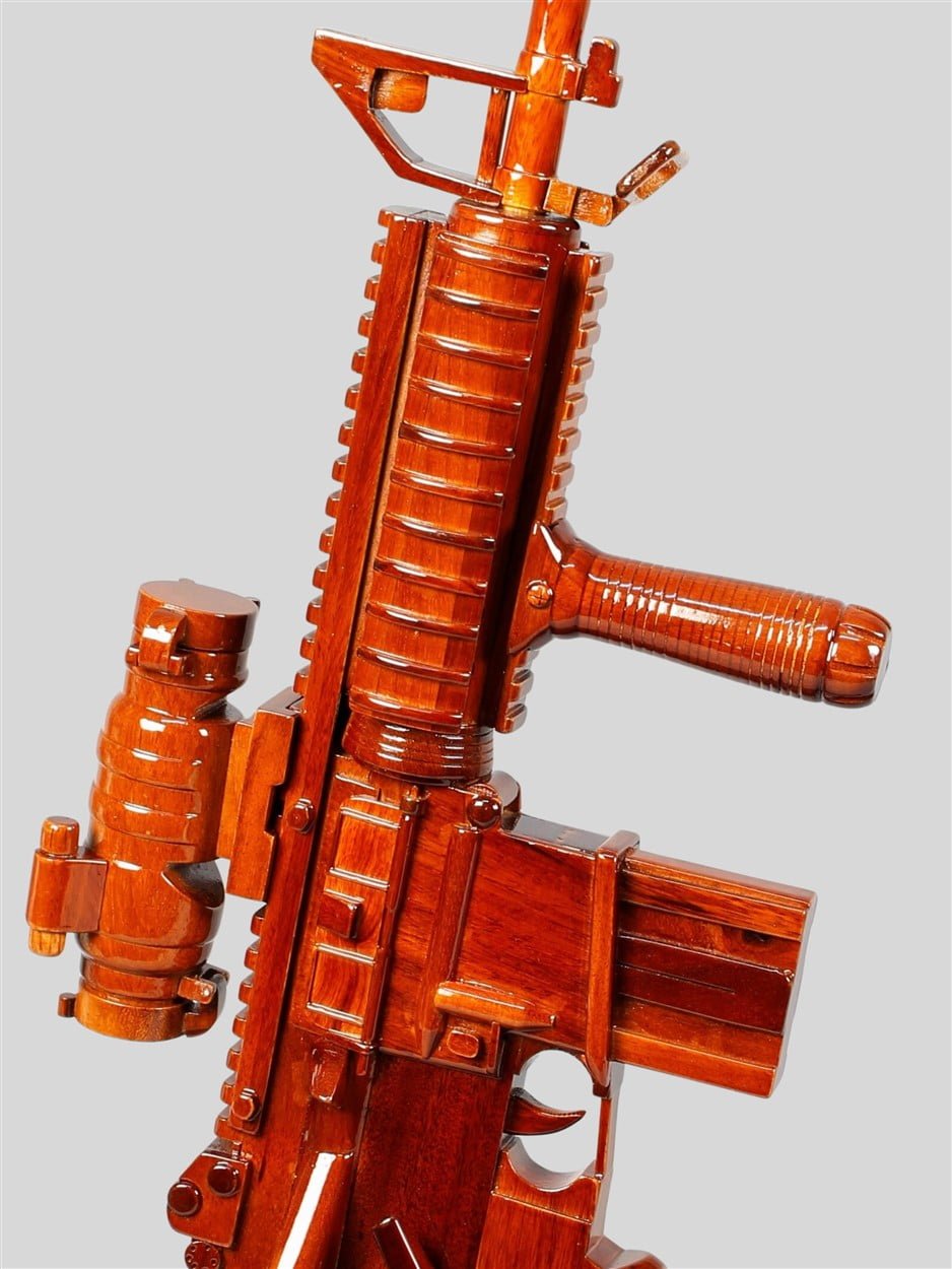 M-4 CARBINE GUN (FULL SCALE)Vietnamwoodmodel