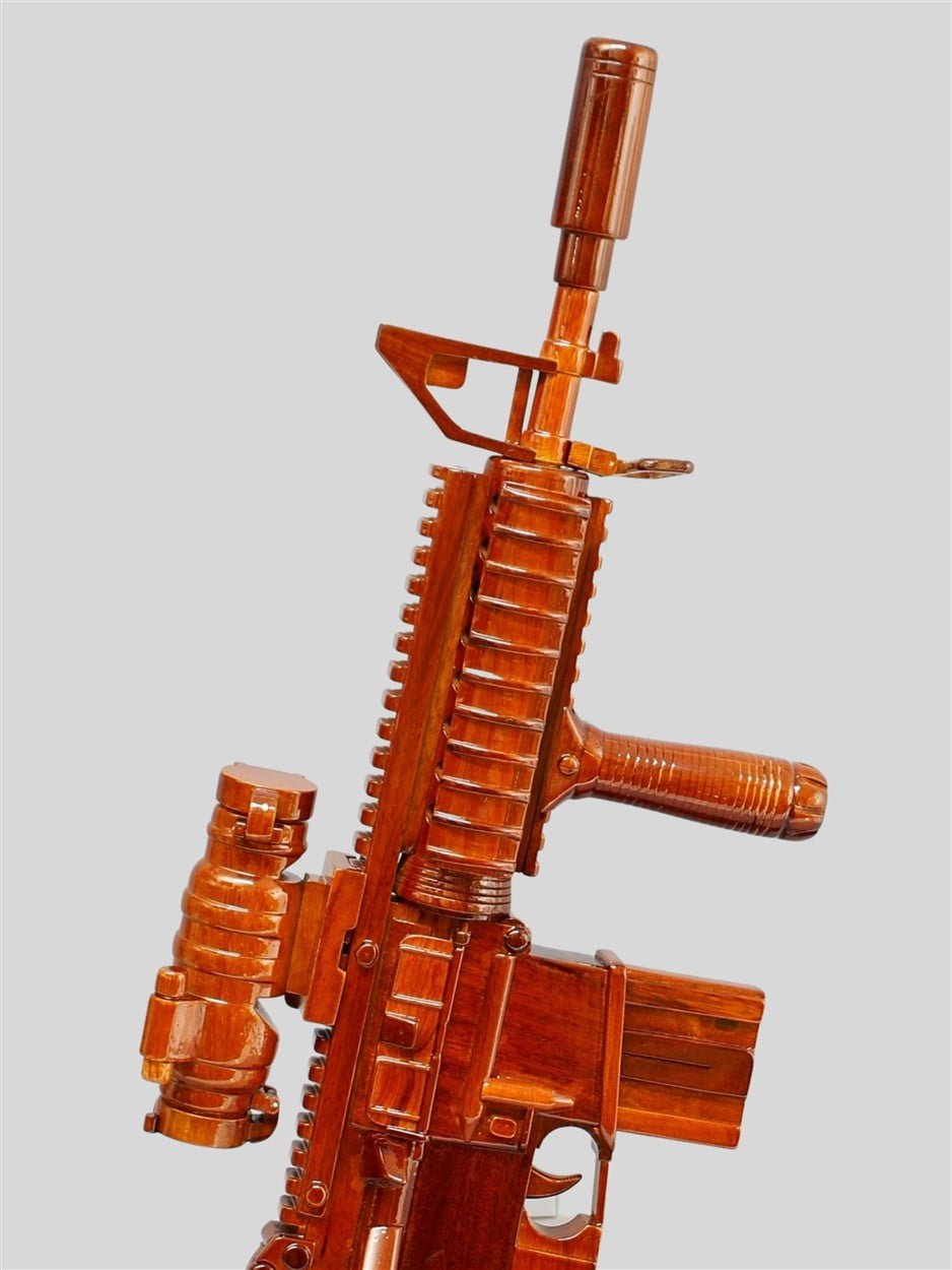 M-4 CARBINE GUN (FULL SCALE)Vietnamwoodmodel