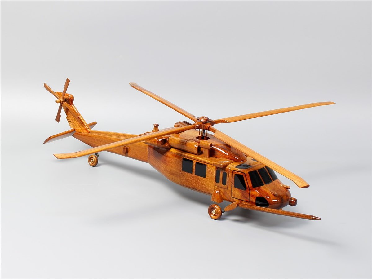 MH-60 Seahawk handcrafted helicopter wood modelVietnamwoodmodel