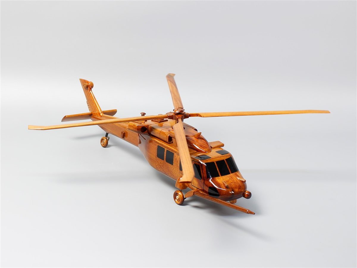 MH-60 Seahawk handcrafted helicopter wood modelVietnamwoodmodel