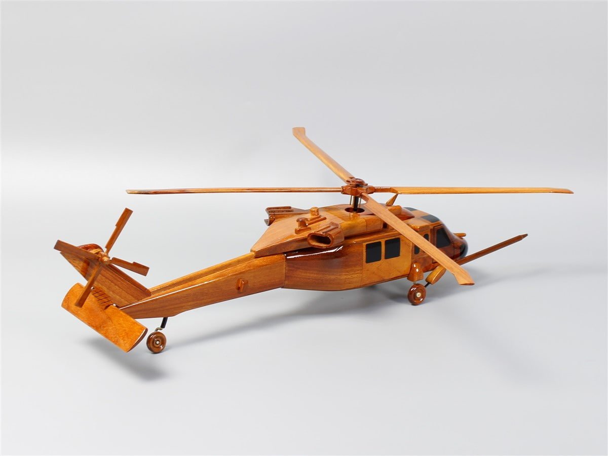 MH-60 Seahawk handcrafted helicopter wood modelVietnamwoodmodel