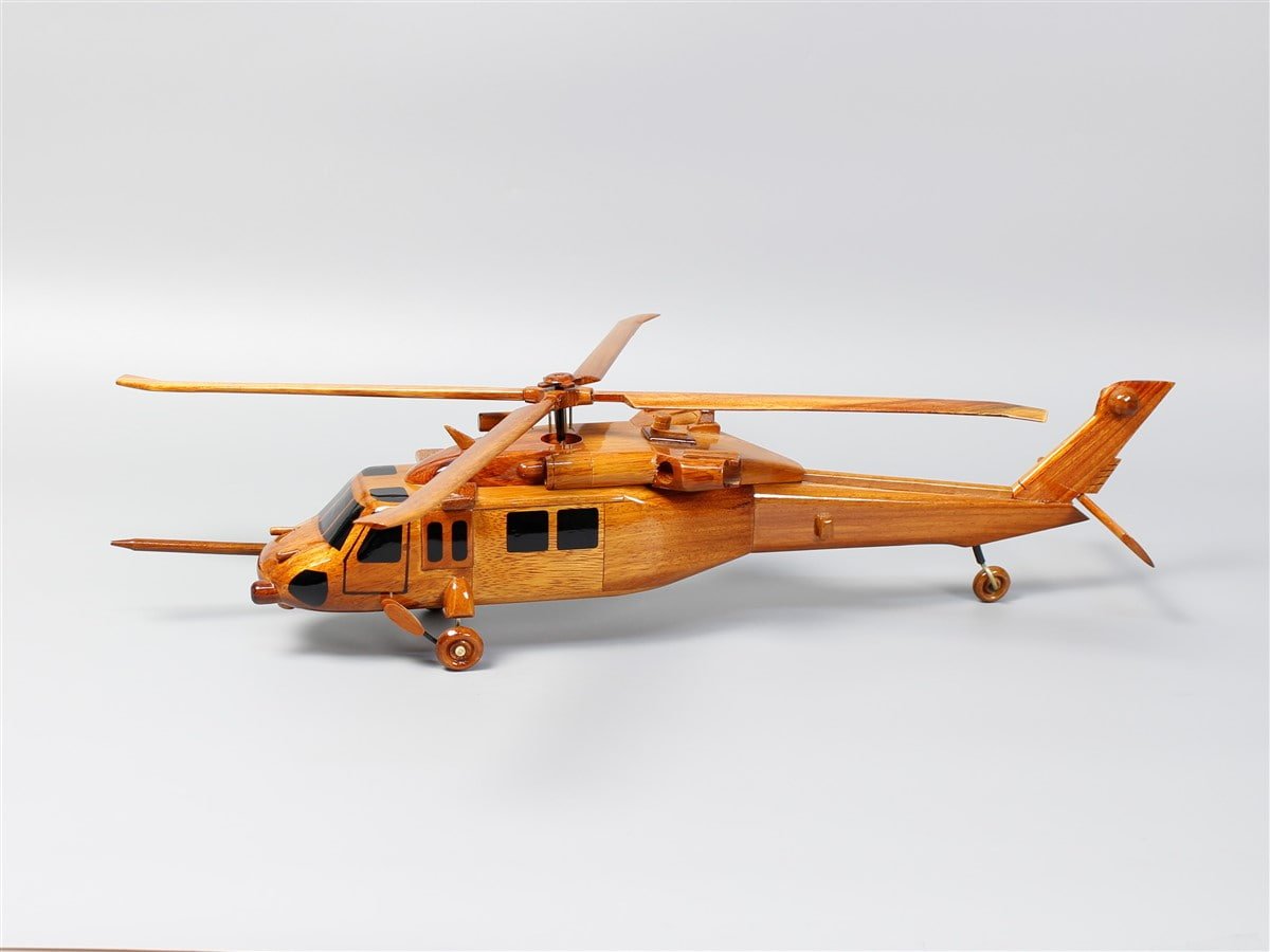 MH-60 Seahawk handcrafted helicopter wood modelVietnamwoodmodel