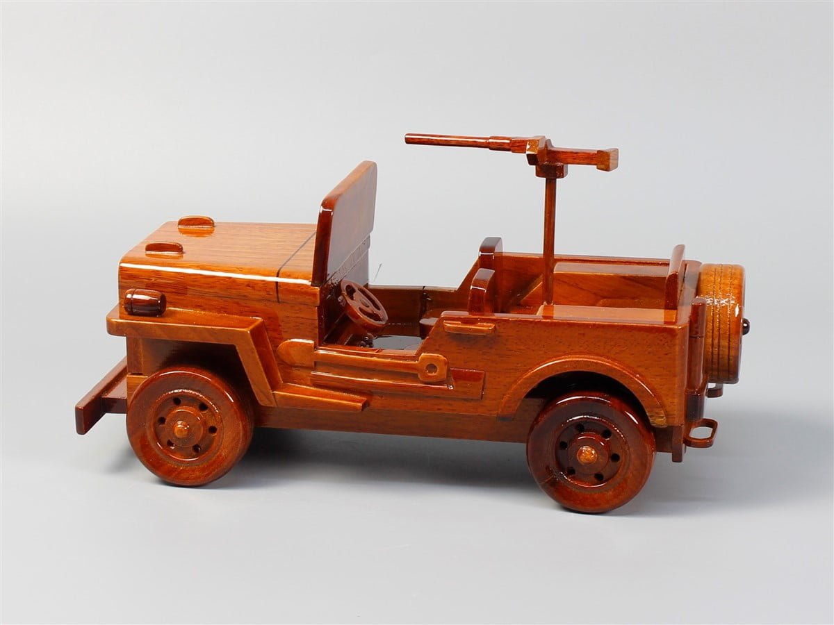 Military Jeep Willys wood modelVietnamwoodmodel