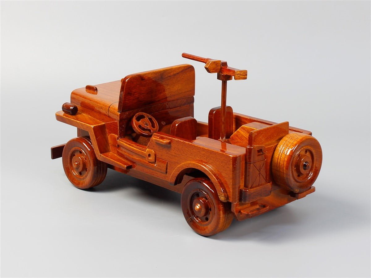 Military Jeep Willys wood modelVietnamwoodmodel