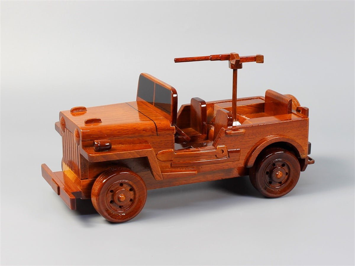 Military Jeep Willys wood modelVietnamwoodmodel