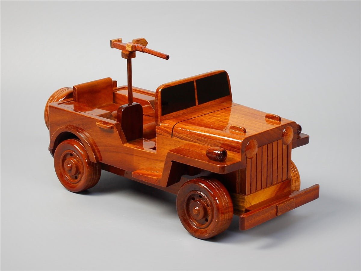 Military Jeep Willys wood modelVietnamwoodmodel