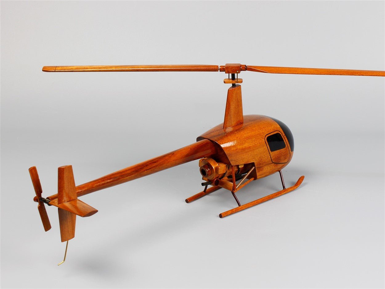 Robinson R22 handcrafted wood modelVietnamwoodmodel