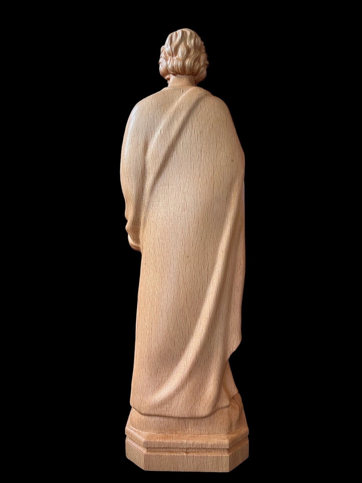Saint Joseph Wooden StatuePremiumWoodArtH-7.9in (20cm)