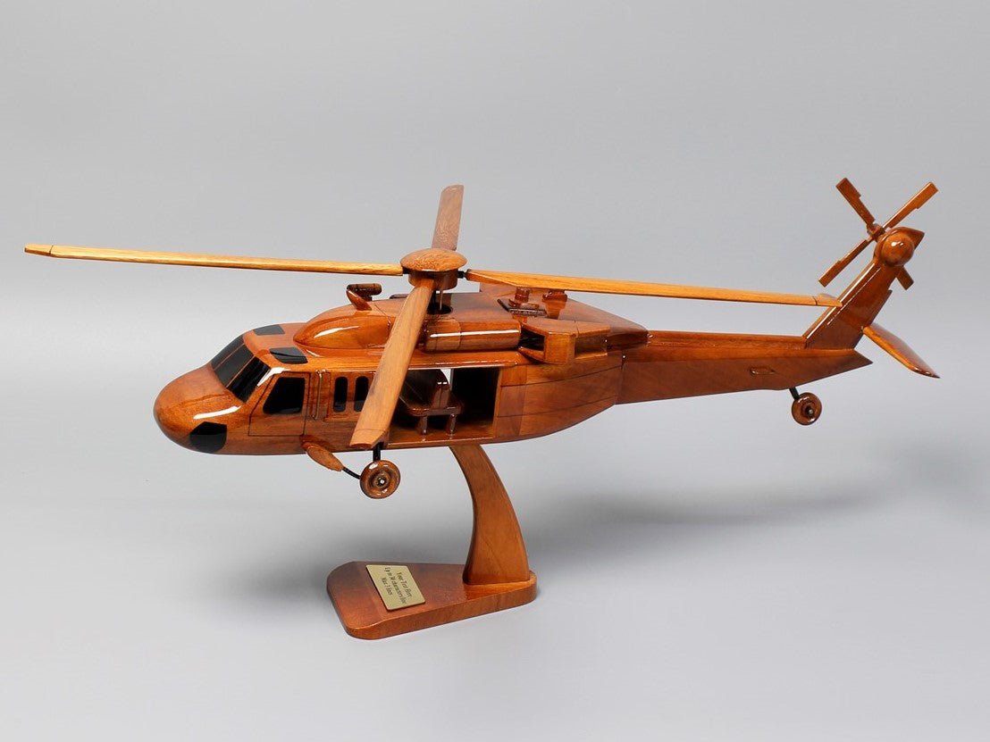 UH-60 Black Hawk helicopter wood modelVietnamwoodmodel