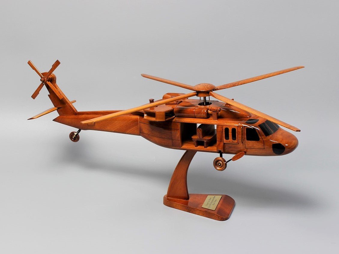 UH-60 Black Hawk helicopter wood modelVietnamwoodmodel