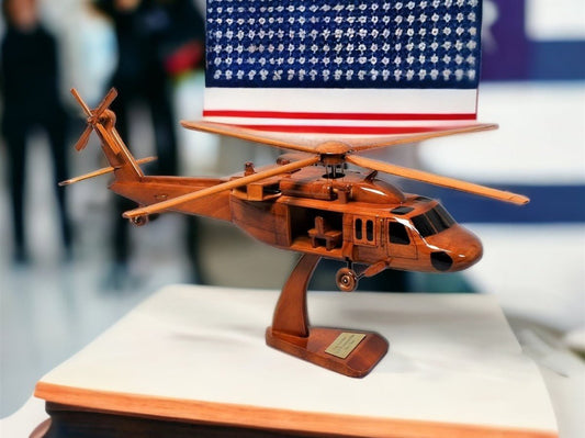 UH-60 Black Hawk helicopter wood modelVietnamwoodmodel