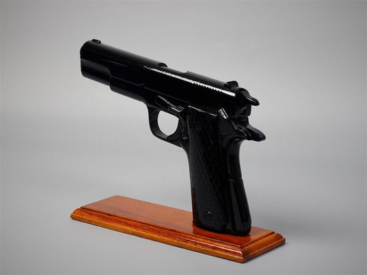 1911 Black Gun - 45 CALIBER BLACK HANDGUN (ALL WOOD)Vietnamwoodmodel