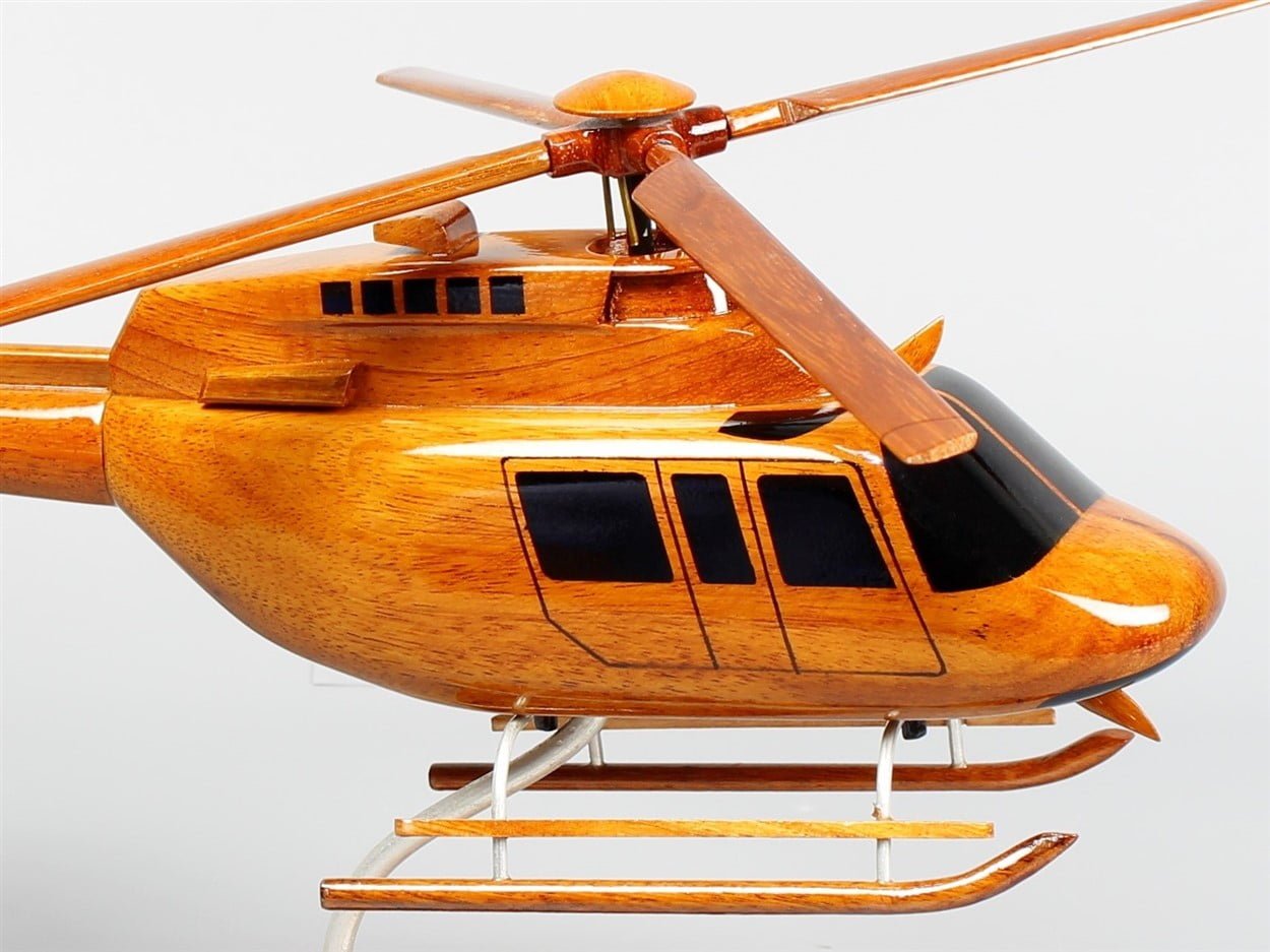 Bell 407 Helicopter Wood ModelVietnamwoodmodel
