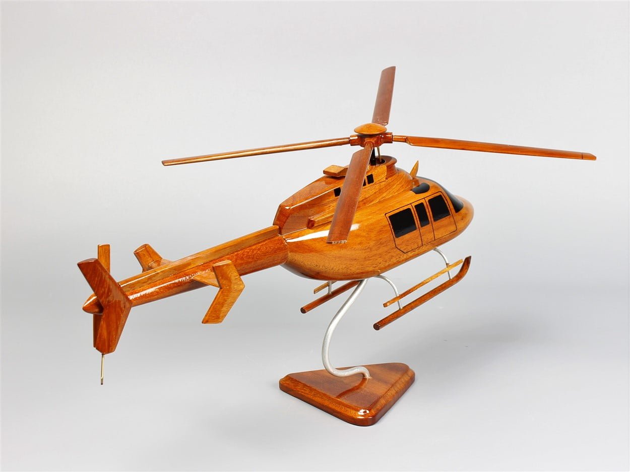 Bell 407 Helicopter Wood ModelVietnamwoodmodel