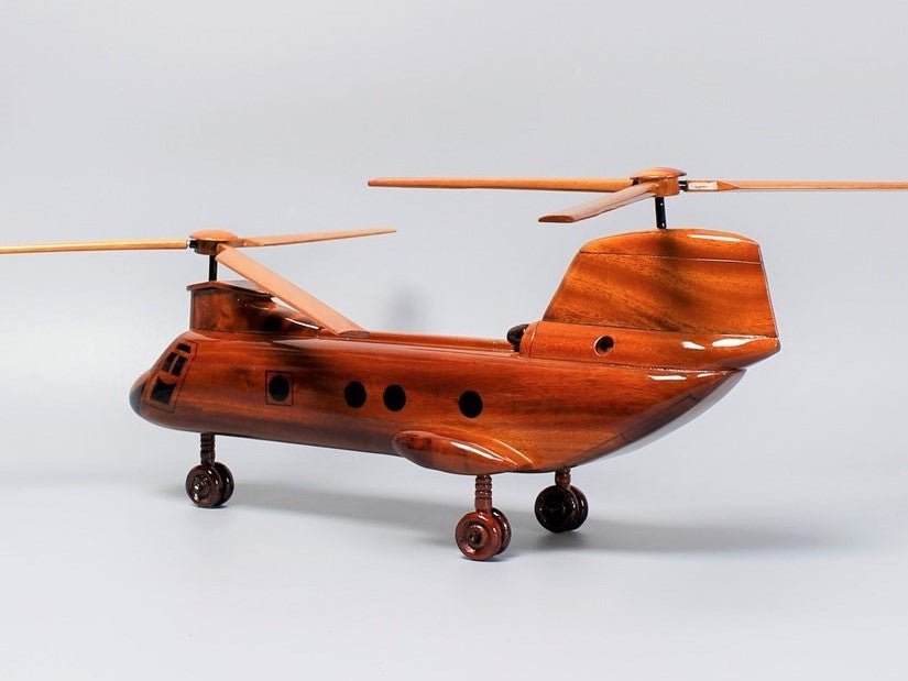 Boeing Vertol CH-46 Sea Knight Wood modelVietnamwoodmodel